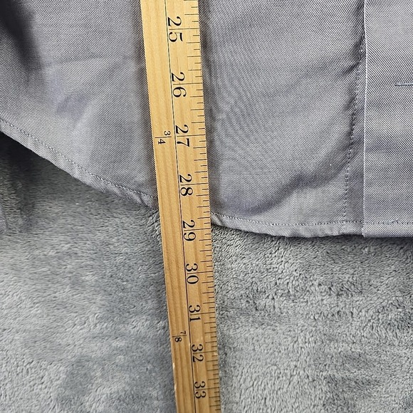 Armani Exchange Slim Fit Dress Shirt Mens Size Small Gray Collared Button Up - Picture 7 of 9